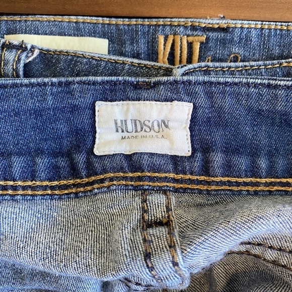 HUDSON jeans rn 107906 blue jeans size 30 Women's Straight Flap Pocket - Picture 10 of 14